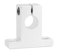 GTPBAO Bloques de soporte de eje óptico, asiento de fijación de eje Vertical de aleación de aluminio, rodamiento de bolas lineal, soporte de bloques laterales de eje de carril eje posición(SK10)