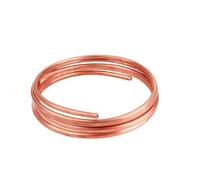 GTPBAO Bobina de tubo de cobre blando de 1 metro con diámetro exterior de 2 mm, diámetro interior de 12 mm y alambre de cobre puro de 1 mm y 10 mm for aire acondicionado y refrigeración. Recto(2x1mm)