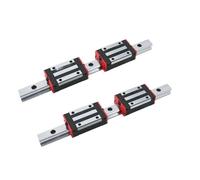 GTPBAO Carril guía de movimiento lineal HGR20, 2 uds., 20mm de ancho, carril guía lineal HGR20 con 4 Uds., bloque deslizante HGH20CA for máquina CNC carril de carga(800mm 31.5" long)
