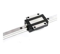 GTPBAO Carril guía de movimiento lineal HGR20 de 20mm de ancho, bloque deslizante HGW20CC, carril guía lineal for fresadoras CNC carril de carga(160mm 6.3" long)