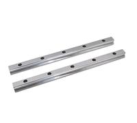 GTPBAO Carril guía lineal HGR20, 2 uds., 20mm de ancho, 17,5mm de altura, carril deslizante de movimiento lineal, guía espacial de orificio de 60mm for máquinas CNC carril de carga(750mm 29.53" long)