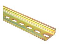 GTPBAO Disyuntor de riel ranurado de acero NS35, 35mm de ancho, 7,5mm de alto, 4,2mm de ancho, orificio C45 DZ47, bloques de terminales, Contactor de relé eje posición(60mm 2.36" long)