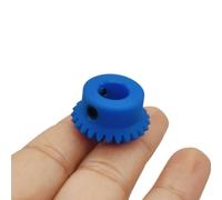 GTPBAO Engranaje cónico de nailon de 2M, 20T, transmisión 1:1, 2 módulos, 20 dientes, orificio de llave, engranaje de inglete, piñón cónico de malla de 90 grados, 1 Uds. Hardware de Dirección(12mm bor