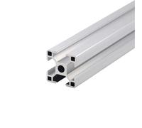 GTPBAO Extrusión de perfil de aluminio 3030, marco de tubo cuadrado de 30 x 30 mm, ranura en T de 8,2 mm, riel lineal for banco de trabajo de impresora 3D CNC DIY Carril extruido(250mm 9.84")