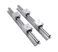 GTPBAO Guía lineal SBR20 de 2 uds., rieles totalmente compatibles de 20mm de diámetro, bloques deslizantes de movimiento lineal SBR20UU for fresadoras carril de carga(600mm 23.62" long)