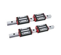 GTPBAO Kit de riel guía lineal cuadrado HGR15 de 15mm de ancho, riel deslizante de movimiento lineal suave con carro de bloque deslizante cuadrado HGH15CA carril de carga(300mm 11.81" long)