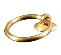 GTPBAO Llamador Puerta Aldaba De Aro Moderna 1 Pieza 2 Piezas Latón Macizo Timbre Colgante para Muebles Armario Puertas Corredizas Tiradores Manuales para Cajones(1 pc,Ring 8cm)