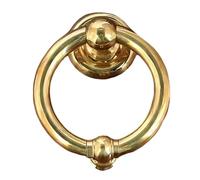 GTPBAO Llamador Puerta Tirador De Puerta De Latón Macizo - Montaje En Pared Tiradores para Armarios Tiradores De Cajón Interior con Anilla para Armarios Puertas Correderas(1 pc,Ring 9.5cm)