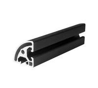 GTPBAO Marco de extrusión de riel lineal de arco de perfil de aluminio estándar europeo 4040R for gabinetes, cercas industriales y líneas transportadoras. Carril extruido(800mm)