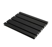 GTPBAO Perfil de aluminio anodizado 15180, extrusión de 15 x 180 mm, riel lineal for banco de trabajo, grosor de pared de 2,4 mm, guía industrial, marco de bricolaje Carril extruido(Negro,550mm)