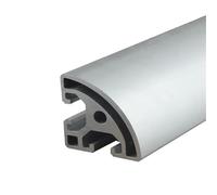 GTPBAO Perfil de aluminio plateado 4040R, perfil de ranura tipo T, marco de extrusión, soporte for gabinete, cerca industrial, estante for pecera Carril extruido(700mm long)