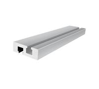 GTPBAO Perfiles industriales de aluminio extruido 1545, anodizado plateado, ranuras dobles, 15 x 45 mm, marco de montaje DIY. Carril extruido(450mm)