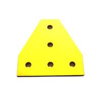 GTPBAO Placa de conexión de aluminio de 5 orificios for perfil de extrusión 2020, placa de refuerzo en forma de T, tablero de junta exterior Accesorios