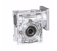 GTPBAO Reductor de velocidad de tornillo sin fin NMRV040 compacto, brida de 104 x 104 mm, entrada de 14 mm y salida de 18 mm for motorreductor. eje reductor(Ratio 5 to 1)