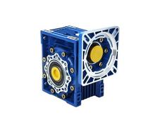 GTPBAO Reductor de velocidad de tornillo sin fin NMRV090 de 5,11", brida de 130 x 130 mm, eje de entrada de 24 mm y orificio de salida de 35 mm for motor NEMA52 eje reductor(Ratio 25 to 1)