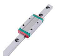 GTPBAO Riel guía lineal MGN9 con carro deslizante Riel guía de movimiento lineal en miniatura de 9 mm de ancho Bloque deslizante MGN9H carril de carga(250mm 9.84" long)