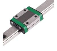 GTPBAO Rieles guía lineales niquelados MGN9 con bloque deslizante MGN9C Riel guía de movimiento lineal de 9 mm de ancho for mesa deslizante carril de carga(300mm 11.81" long)