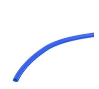 GTPBAO Sello plano de PVC suave, 1M, 39,37 "de largo, 6mm, 8mm, 10mm, ranura, perfil de aluminio estándar europeo, sellos decorativos, tiras a prueba de polvo Accesorios(Blue,6mm)