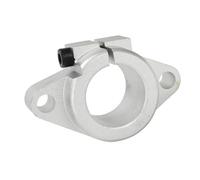 GTPBAO Soporte Horizontal de eje óptico, aleación de aluminio, soporte de rodamiento de eje de carril lineal, soporte de asiento de fijación de extremo de varilla eje posición(SHF50)