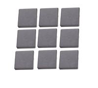 GTPBAO Tapas de extremo de perfil de aluminio, cubiertas de tapones cuadrados de plástico negro, placas de cubierta for perfiles de extrusión estándar europeo, 10 Uds. Accesorios(6060)