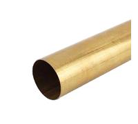 GTPBAO Tubo de latón de 400 mm de longitud y 6 mm de diámetro exterior, pared de aproximadamente 0,45 mm. Tubo de latón fino. Recto