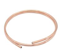 GTPBAO Tubos capilares de cobre rojo T2 blando for aplicaciones de aire acondicionado y refrigeración Recto(2 x 1mm)