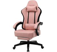 GTPLAYER Silla de Gaming, Silla de Oficina con Cojín con Muelles Ensacados, Reposapiés y Reposapiés articulados, Silla de Ordenador Ergonómica con Respaldo Alto con Soporte Lumbar OB