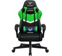 GTPLAYER Silla de Oficina para Gaming, Masaje, sillón Gamer, Silla ergonómica para Gamer, reposacabezas, cojín Lumbar, Acolchado, Silla giratoria