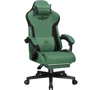 Silla Gaming GTPLAYER Ergonómica Tela Verde Reclinable 155°