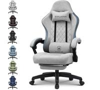 GTPLAYER Silla para Juegos, Silla de Oficina para computadora con cojín de Resorte de Bolsillo, reposabrazos de Enlace y reposapiés, Silla ergonómica de Respaldo Alto para computadora con Soporte