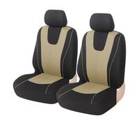 GTRFDGHT 9 Piezas Fundas de Asiento de Coche para SsangYong Rodius 2008-2013, Fundas de Tela Antideslizantes para Asientos Delanteros y Traseros Accesorios Interiores,B/Beige-2 Seats