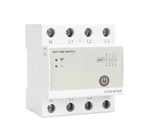 GTS8-W Intelligent WIFI DIN Rail Smart Home Wireless Remote Control Switch by Tuya APP AC220V 40A 63A 80A,práctico