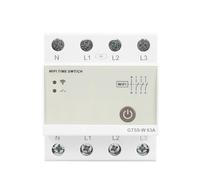 GTS8-W Smart Time Relay Switch 4P 63A 80A DIN Rail for Smart Home Wireless Remote Control Switch, Piezas(GTS8-W-4P-80A)