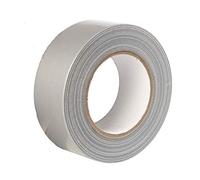 GTSE - Cinta americana plateada de 48 mm x 50 m - Cinta de tela resistente, adhesiva e impermeable - Para reparar, fijar, agrupar, reforzar y sellar - 1 rollo