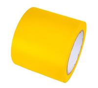 GTSE Cinta para marcar suelos, 100 mm x 33 m, amarillo - para pistas de baile, gimnasios - 48 Rollos