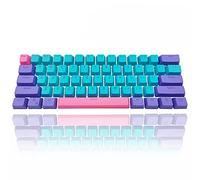 GTSP Ducky One - 61 Teclas para Teclado mecánico 60%, 2 miniteclas, Perfil OEM, RGB, PBT, Extractor de Teclas, interruptores Cherry MX SK 61/Joker, Azul (no necesariamente españolas), Solo Teclas