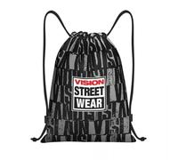 GTTDFASJ Bolsa con cordón Mochila deportiva plegable Cool Vision Street Wear para hombre y mujer, ideal para gimnasio y entrenamiento.