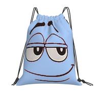 GTTDFASJ Mochilas con personajes de caramelos M y MS bolsas portátiles con cordón paquete con cordón mochila de bolsillo para hombres mujeres y estudiantes.