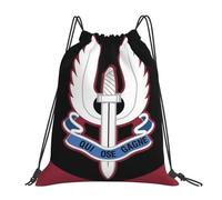 GTTDFASJ Mochilas del 1er Regimiento de Paracaidistas de Infantería (SAS) con cordón ajustable para zapatos libros y viajes.