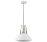 GTV Artemia lámpara colgante 1x40 W blanco-plata OS-ART-L-E27-00-DEC