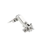 GTV Bisagra Angular para Mueble de Esquina COCA, Ángulo 45, Sin Muelle para Push to Open, Placa Slide-On H2, Cazoleta 35mm, Acero Niquelado, con Tornillos Euro