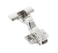 GTV - Bisagra hidráulica SILENTO PRO | Tope interior con placa de montaje | embalado en bolsa de plástico | con ajuste excéntrico | Sharnier con función de cierre silencioso