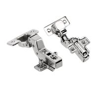 GTV Bisagras de Cazoleta con Cierre Suave, Modelo INHC, Montaje Clip-On, Ajuste 3D, Cazoleta 35mm, Durabilidad 80.000 Ciclos, Para Muebles de Cocina, Set de 2