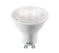 GTV Bombilla LED GU10, 2.5W Equivalente a 24W, 240 Lúmenes, Luz Blanca Neutra 4000K, Ángulo Ancho 120, No Regulable, Iluminación para Hogar y Oficina