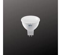 GTV Bombilla LED MR16 LD-SM4016-40, 4W Equivalente a 30W, Luz Blanca Neutra 4000K, 320 Lúmenes, Casquillo GU5.3, 12V DC, Ángulo Ancho 120, para Focos
