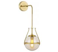 GTV Drop lámpara de pared 1x25 W transparente-oro OS-DRO4-40-DEC