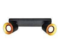 GTV Elli lámpara de techo 2x20 W negro OS-ELLI-2GU10-10-DEC