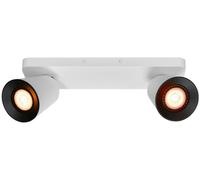 GTV Elli lámpara de techo 2x20 W blanco OS-ELLI-2GU10-00-DEC