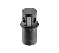 GTV Enchufe de mesa empotrable Comfort Plus de 120 mm, 4 x French, 2 x USB, 2 x RJ45, carga de inducción de 5 W, cable de 1,5 m, negro, solución elegante y potente