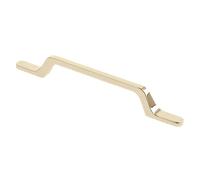 GTV - Flavio - Tirador para muebles - Tiradores para muebles - Distancia entre agujeros 128 mm - Zamak - Latón